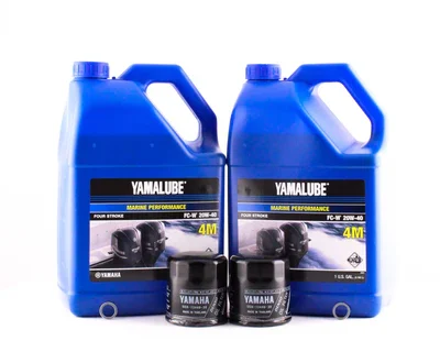 Yamaha - Twin Engine Oil Change Kit - 20W-40 - F115