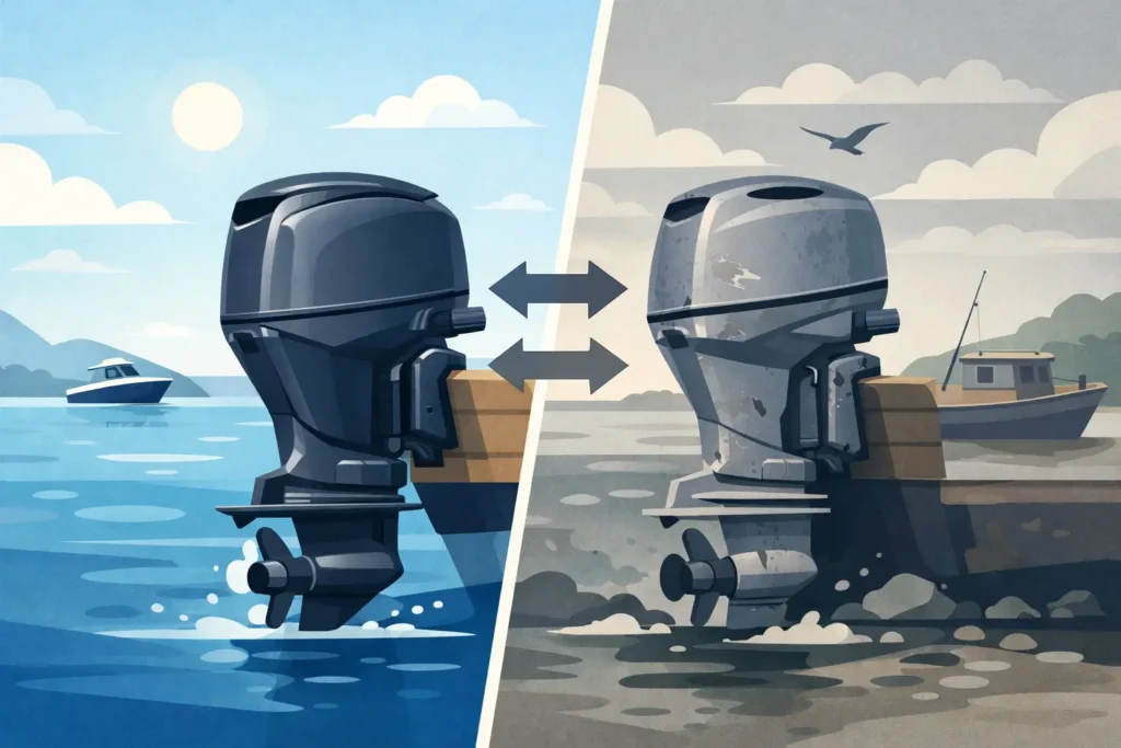 How to Compare New and Used Outboards